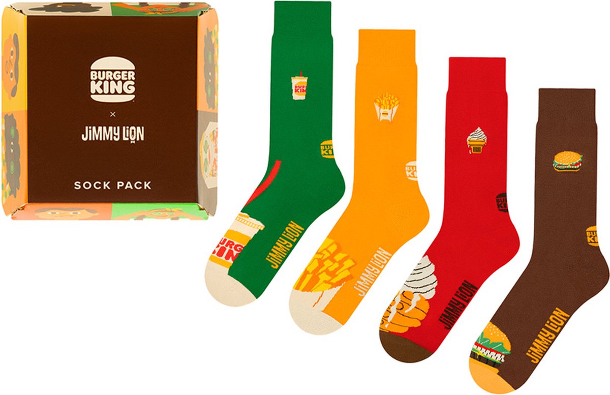 Jimmy Lion burger king giftbox 4P multi (Burger King) - 41-46