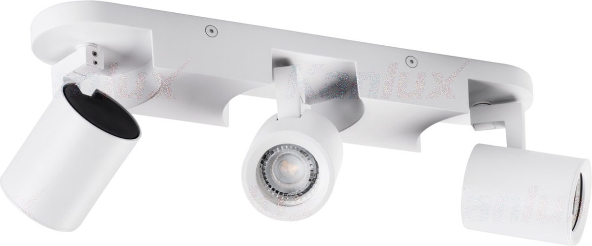 Laurin 3 - wandlamp - plafondlamp spot - incl LED - wit