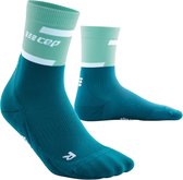 Chaussettes CEP Run Compression Mid Cut - Petrol - Homme (42-45)