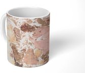 Mok - Roze - Kristallen - Graniet - 350 ML - Beker - Uitdeelcadeautjes