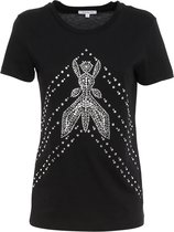 Patrizia Pepe • zwart t-shirt met logo • maat 40 (III)