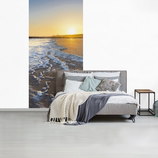 Papier peint - Papier peint photo La plage de Domburg - Largeur 120 cm x hauteur 240 cm