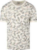 Cast Iron - T-Shirt Off White Print - 3XL - Modern-fit