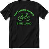 Nederland - Groen - T-Shirt Heren / Dames  - Nederland / Holland / Koningsdag Souvenirs Cadeau Shirt - grappige Spreuken, Zinnen en Teksten. Maat XL