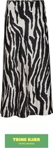 Vero Moda VMALASKA ZEBRA SKIRT D1 Dames Rok Snow White - Maat XL