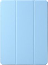Shop4 - iPad 2021 - 10.2 Inch Hoes - Smart Cover Companion Case met Pencilhouder Licht Blauw