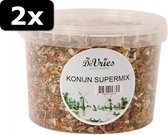 2x DE VRIES KONIJN SUPERMIX 1500GR