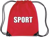 Sac de sport en nylon / sac de sport / sac de natation rouge garçons et filles