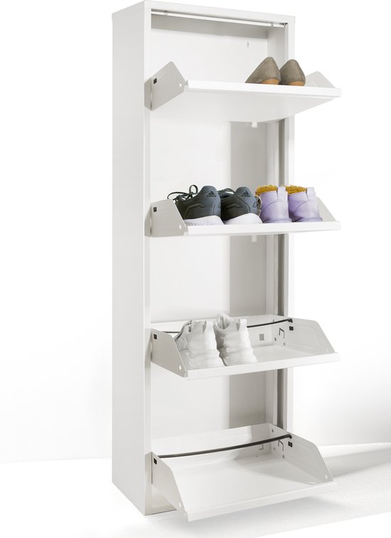 127 x 30,48 x 158,5 cm Schoenenrek - schoenenkast - voor het opbergen
