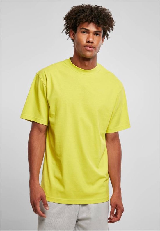 Urban Classics - Tall electric Heren T-shirt - XL - Geel