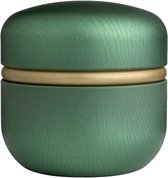 Mini urn aluminium modern groen