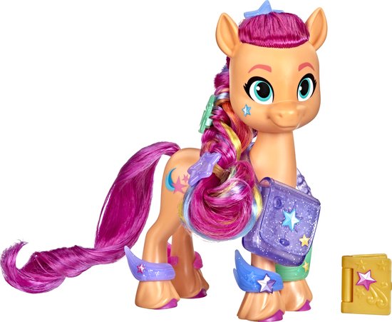 Paardje speelgoed van My Little Pony Regenboog Onthulling Sunny