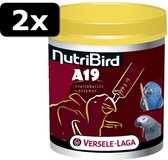 2x NUTRIBIRD A19 PAPEGAAI 800GR