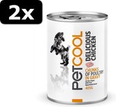 2x PETCOOL DOG CHICKEN 24X405GR