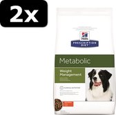 Voordeelpakket: 2x Hill's Hondenvoer Can Metabolic 4KG