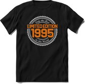 1995 Limited Edition | Feest Kado T-Shirt Heren - Dames | Zilver - Goud | Perfect Verjaardag Cadeau Shirt | Grappige Spreuken - Zinnen - Teksten | Maat S