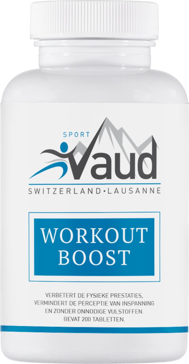 Goedkoopste Vaud | Workout Boost | Pre workout | Zonder toegevoegde stoffen | 200 doseringen | 250 mg Cafeïne