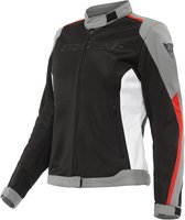 Dainese Hydraflux 2 Air Lady D-Dry Jacket Black Charcoal Gray Lava Red - Maat 42