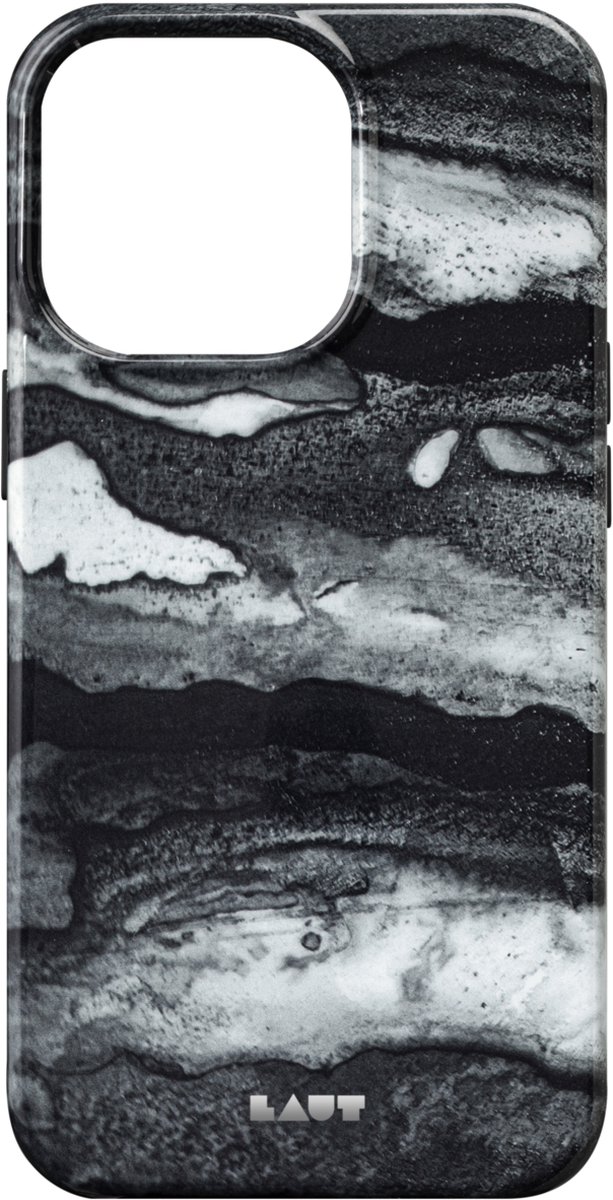Laut Huex Ink natuursteen hoesje voor iPhone 13 Pro Max - zwart