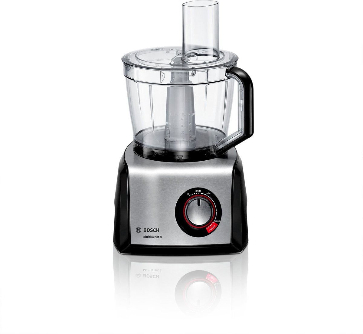 Bosch MultiTalent 8 MC812M865 - Foodprocessor - Zwart/RVS