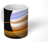 Mok - Saturnus met zijn ring en een maan - 350 ML - Beker - Uitdeelcadeautjes
