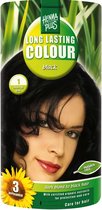 Hennaplus Long Lasting Colours 1 Black - Haarverf