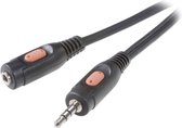 SpeaKa Professional SP-7869784 Jackplug Audio Verlengkabel [1x Jackplug male 3,5 mm - 1x Jackplug female 3,5 mm] 5.00 m