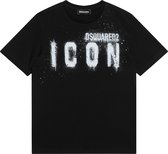 Dsquared2 Jongens Icon T-shirt Zwart maat 176