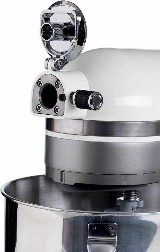 Ariete 1589/01 Moderna Keukenmachine - 1600 Watt - 11 snelheden - 5.5 liter - incl 3 accessoires - RVS - Wit van Ariete — afbeelding 3
