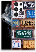 Trendy Housses Coque pour téléphone Samsung Galaxy S22 Ultra Plaques d'immatriculation