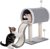 Kattenspeelgoed - Met Bal - Voor Katten Kitten - Grappig - Brievenbus - Schuif - Kattenstandaard - Natuurlijke Sisal - Gezellig Nest