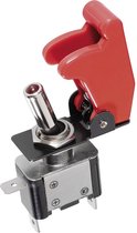 Tuimelschakelaar met LED rood 12 V