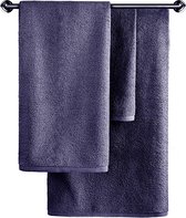 Luxe hotel handdoek 50x100 Marine Blauw