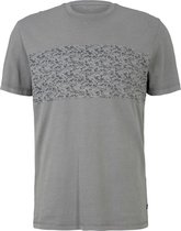 Tom Tailor T-shirt T Shirt Met Print 1030049xx10 10921 Mannen Maat - XL