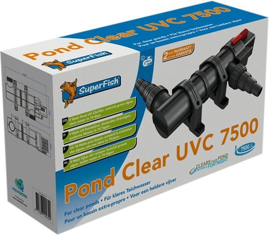 Superfish Pondclear - UVC 9 Watt - 7500 Liter