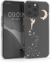 kwmobile telefoonhoesje voor Apple iPhone 13 Pro - Hoesje voor smartphone - Glitterfee design