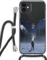 Case Company® - iPhone 11 hoesje met Koord - Wanderlust - Telefoonhoesje met Zwart Koord - Extra Bescherming aan alle Kanten en Over de Schermrand