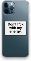 Case Company® - iPhone 12 Pro hoesje - My energy - Soft Cover Telefoonhoesje - Bescherming aan alle Kanten en Schermrand