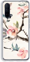 Case Company® - OnePlus Nord CE 5G hoesje - Japanse bloemen - Soft Cover Telefoonhoesje - Bescherming aan alle Kanten en Schermrand