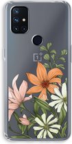 Case Company® - OnePlus Nord N10 5G hoesje - Floral bouquet - Soft Cover Telefoonhoesje - Bescherming aan alle Kanten en Schermrand