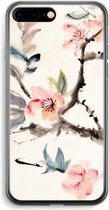 Case Company® - iPhone 7 PLUS hoesje - Japanse bloemen - Soft Cover Telefoonhoesje - Bescherming aan alle Kanten en Schermrand