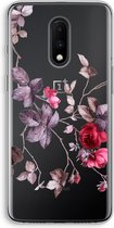 Case Company® - OnePlus 7 hoesje - Mooie bloemen - Soft Cover Telefoonhoesje - Bescherming aan alle Kanten en Schermrand
