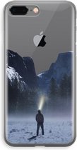 Case Company® - iPhone 8 Plus hoesje - Wanderlust - Soft Cover Telefoonhoesje - Bescherming aan alle Kanten en Schermrand