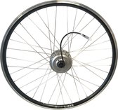 Bikkel Voorwiel Euroline zwart 36v v-brake 28(19-622)
