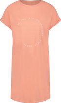 Hunkemöller Dames Nachtmode Nachthemd ronde hals  - Oranje - maat XS/S