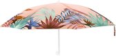 4goodz Parasol de plage Feuilles Tropical 180 cm - Rose