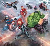 Komar Avengers Street Revenge Vlies Fotobehang 300x280cm 6-Banen