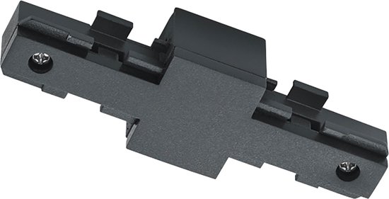 Spanningsrail Isolator - Trion Dual - Rechte Connector - 2 Fase - Mat Zwart