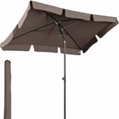 Manzibo Parasol Khaki  - Rechthoekig - Zon Bescherming -  Parasol - Luifel - Tuin Parasol - Klein - Khaki
