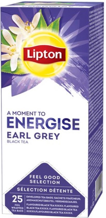 Thee lipton energise earl grey 25x1.5gr | Pak a 25 stuk